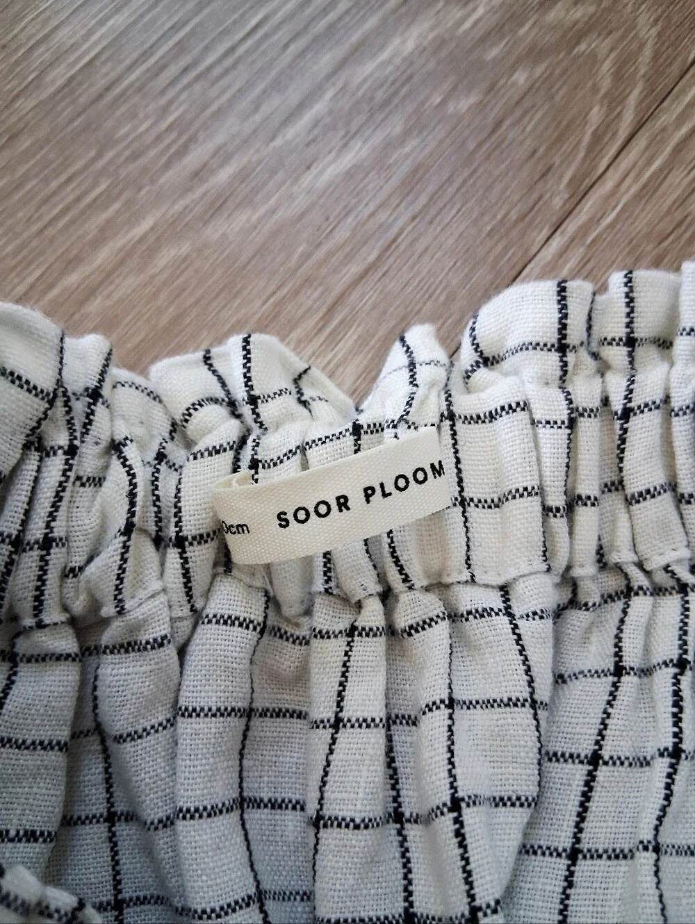 Soor Ploom Hetty Linen Checked Culottes